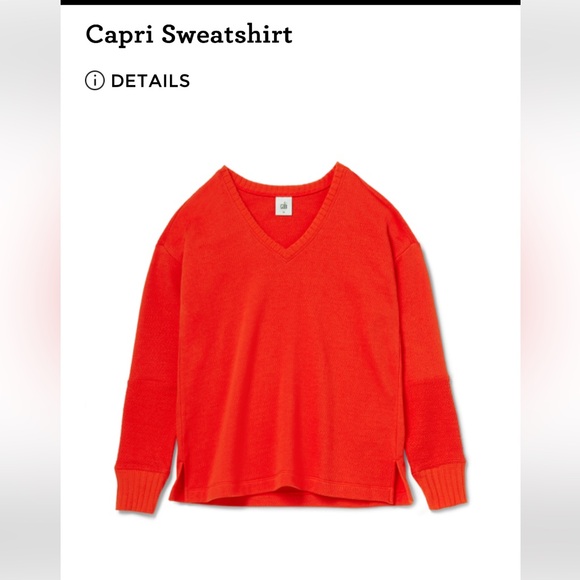 Cabi Coral “Capri Sweatshirt”, Excellent Condition, Size Small, #6605 - Picture 4 of 6
